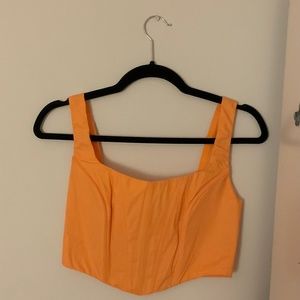 Princess Polly Orange Corset Top